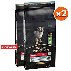 Pro Plan Medium Puppy Kuzu Etli Yavru Köpek Maması 12 Kg x 2 Adet - Pro Plan