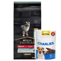 Pro Plan Medium Puppy Kuzu Etli Yavru Köpek Maması 12 Kg + Gimdog 70 Gr Köpek Ödülü - Thumbnail