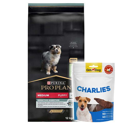 Pro Plan Medium Puppy Kuzu Etli Yavru Köpek Maması 12 Kg + Gimdog 70 Gr Köpek Ödülü