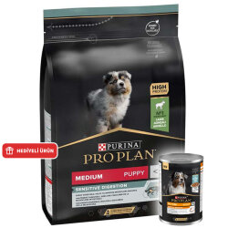 Pro Plan Medium Puppy Kuzu Yavru Köpek Maması 3 Kg + Köpek Konservesi 400 Gr - Pro Plan