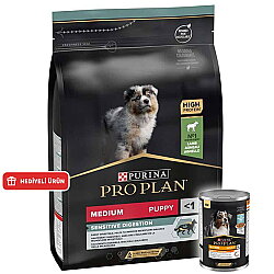 Pro Plan Medium Puppy Kuzu Yavru Köpek Maması 3 Kg + Pro Plan Konserve 400 Gr - Pro Plan