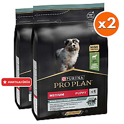 Pro Plan Medium Puppy Kuzu Yavru Köpek Maması 3 Kg x 2 Adet - Pro Plan