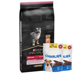 Pro Plan Medium Orta Irk Somonlu Yavru Köpek Maması 12 Kg + 2 Adet Gimdog 70 Gr Köpek Ödülü - Pro Plan