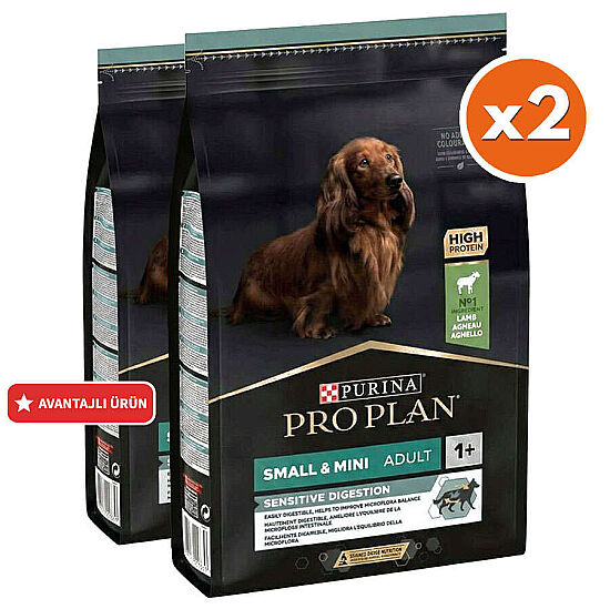 Pro Plan Mini Lamb Kuzulu Küçük Irk Köpek Maması 7 Kg x 2 Adet + 12 Adet Pro Plan Konserve - 2