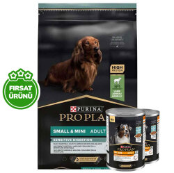 Pro Plan Mini Lamb Kuzulu Küçük Irk Köpek Maması 7 Kg + 2 Adet Köpek Konservesi 400 Gr - Pro Plan