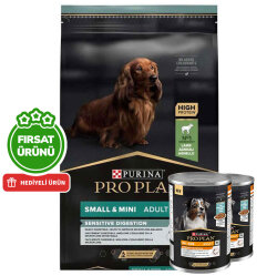 Pro Plan Mini Lamb Kuzulu Küçük Irk Köpek Maması 7 Kg + 2 Adet Köpek Konservesi 400 Gr - Pro Plan