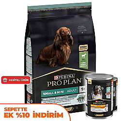 Pro Plan Mini Lamb Kuzulu Küçük Irk Köpek Maması 7 Kg + 2 Adet Pro Plan Konserve 400 Gr - Pro Plan