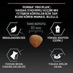 Pro Plan Mini Lamb Kuzulu Küçük Irk Köpek Maması 7 Kg + 3 Adet Pro Plan Konserve 400 Gr - 7
