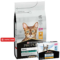 Pro Plan Tavuk Etli Kedi Maması 10 Kg + Hydra Care Yaş Mama - Pro Plan