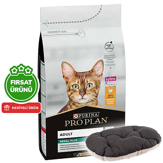 Pro Plan Tavuk Etli Kedi Maması 10 Kg + Ferplast Relax Kedi Yatağı - 1