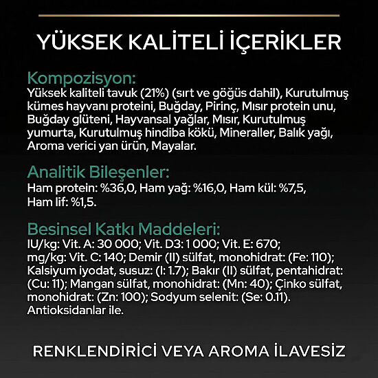 Pro Plan Tavuk Etli Kedi Maması 10 Kg + 14 Adet Pro Plan Hairball Pouch - 6