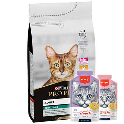 Pro Plan Tavuk Etli Yetişkin Kedi Maması 10 Kg + 5 Adet Wanpy 50 Gr Kedi Çorbası