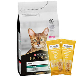 Pro Plan - Pro Plan Tavuk Etli Yetişkin Kedi Maması 10 Kg + 3 Adet Dr Sacchi 4 lü Creamy Ödül