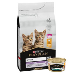 Pro Plan Kitten Tavuk Etli Yavru Kedi Maması 1,5 Kg + Pro Plan 85 Gr Yaş Mama - Pro Plan