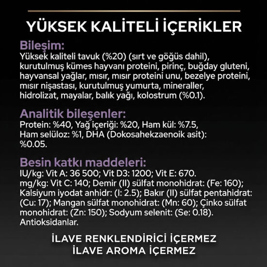 Pro Plan Kitten Tavuk Etli Yavru Kedi Maması 1,5 Kg + Pro Plan Konserve 85 Gr - 6