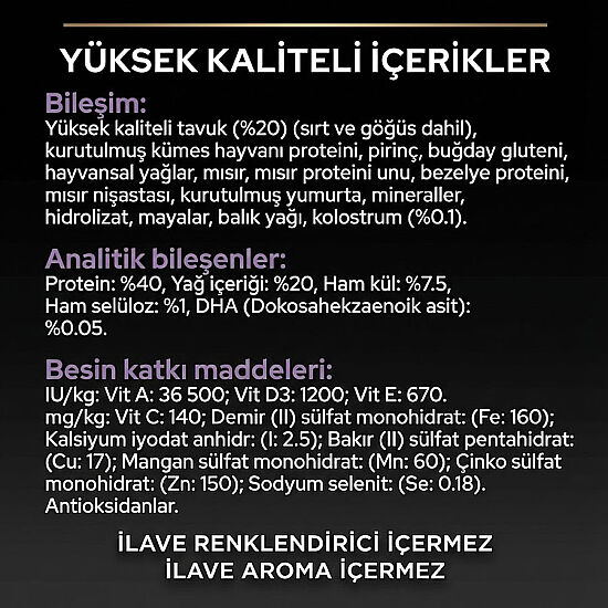Pro Plan Kitten Tavuk Etli Yavru Kedi Maması 1,5 Kg + Felix Soup Time Çorba - 6