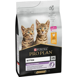 Pro Plan - Pro Plan Kitten Tavuk Etli Yavru Kedi Maması 3 Kg + Temizlik Mendili