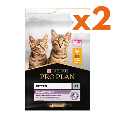 Pro Plan Kitten Tavuk Etli Yavru Kedi Maması 3 Kg x 2 Adet