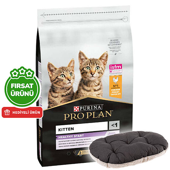 Pro Plan Kitten Yavru Kedi Maması 10 Kg + Ferplast Relax Kedi Yatağı - 1