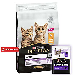 Pro Plan Kitten Yavru Kedi Maması 10 Kg + 14 Adet Pro Plan Hairball Pouch - Pro Plan