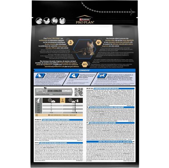 Pro Plan Original Senior +7 Somonlu Kedi Maması 3 Kg + 3 Adet Pro Plan 85 Gr Yaş Mama - 3