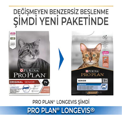 Pro Plan Original Senior +7 Somonlu Yaşlı Kedi Maması 3 Kg