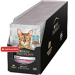 Pro Plan Pouch Delicate Sos İçinde Okyanus Balıklı Kedi Yaş Maması 85 Gr x 26 Adet - Pro Plan