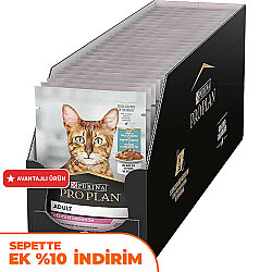 Pro Plan Pouch Delicate Sos İçinde Okyanus Balıklı Kedi Yaş Maması 85 Gr x 26 Adet - Pro Plan