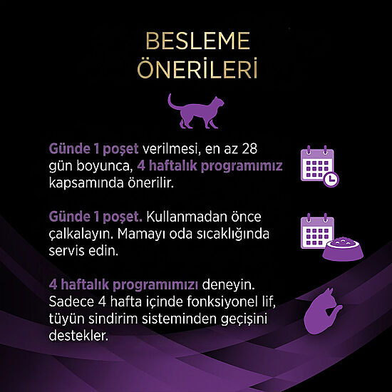 Pro Plan Pouch Hairball Care Tüy Yumağı Kontrolü Kedi Yaş Maması 35 Gr x 7 Adet - 11