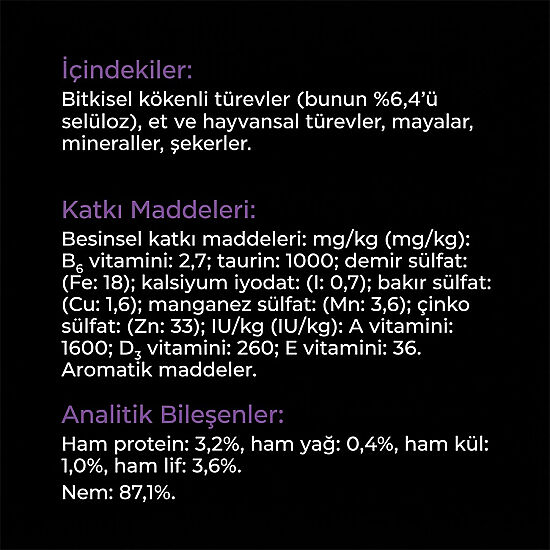 Pro Plan Pouch Hairball Care Tüy Yumağı Kontrolü Kedi Yaş Maması 35 Gr x 7 Adet - 10