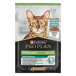 Pro Plan Pouch Jöle İçinde Okyanus Balık Etli Kısırlaştırılmış Kedi Yaş Maması 85 Gr - Pro Plan
