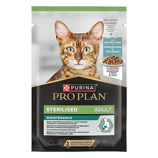 Pro Plan Pouch Jöle İçinde Okyanus Balık Etli Kısırlaştırılmış Kedi Yaş Maması 85 Gr - 1