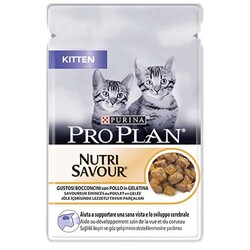 Pro Plan - Pro Plan Pouch Kitten Tavuklu Yaş Kedi Maması 85 Gr