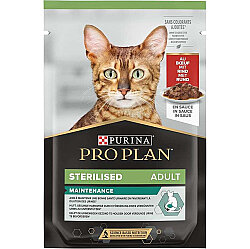 Pro Plan Pouch Sos İçinde Sığır Etli Kısırlaştırılmış Kedi Yaş Maması 85 Gr - Pro Plan