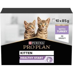 Pro Plan Pouch Kitten Sos İçinde Hindili Yavru Kedi Kedi Yaş Maması 85 Gr x 10 Adet - 2