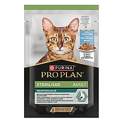 Pro Plan Pouch Sos İçinde Balık Etli Kısırlaştırılmış Kedi Yaş Maması 85 Gr - Pro Plan