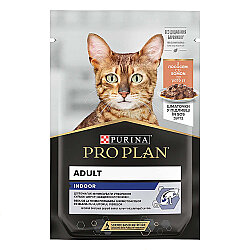 Pro Plan Pouch Sos İçinde Somonlu Indoor Kedi Yaş Maması 85 Gr - Pro Plan