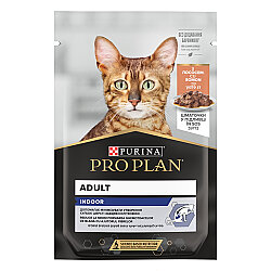 Pro Plan Pouch Sos İçinde Somonlu Indoor Kedi Yaş Maması 85 Gr - Pro Plan (1)