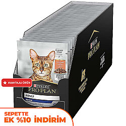Pro Plan Pouch Sos İçinde Somonlu Indoor Kedi Yaş Maması 85 Gr x 26 Adet - Pro Plan