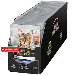 Pro Plan Pouch Sos İçinde Somonlu Indoor Kedi Yaş Maması 85 Gr x 26 Adet - Pro Plan
