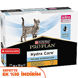 Pro Plan Pouch Tavuk Etli Feline Hydra Care Kedi Yaş Maması 75 Gr x 10 Adet - Pro Plan