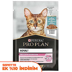 Pro Plan Pouch Delicate Sos İçinde Okyanus Balıklı Kedi Yaş Maması 85 Gr - Pro Plan