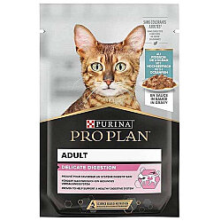 Pro Plan Pouch Delicate Sos İçinde Okyanus Balıklı Kedi Yaş Maması 85 Gr - Pro Plan