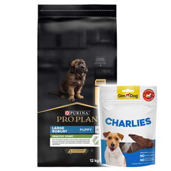 Pro Plan - Pro Plan Puppy Large Tavuk Büyük Irk Yavru Köpek Maması 12 Kg + Gimdog 70 Gr Köpek Ödülü