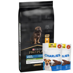 Pro Plan Puppy Large Tavuk Büyük Irk Yavru Köpek Maması 12 Kg + 2 Adet Gimdog 70 Gr Köpek Ödülü - Pro Plan