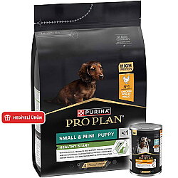 Pro Plan Puppy Tavuk Etli Küçük Irk Yavru Köpek Maması 3 Kg + Pro Plan Konserve 400 Gr - Pro Plan