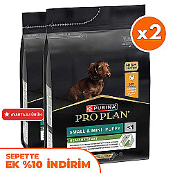Pro Plan Puppy Tavuk Etli Küçük Irk Yavru Köpek Maması 3 Kg x 2 Adet - Pro Plan
