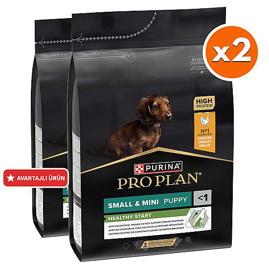 Pro Plan Puppy Tavuk Etli Küçük Irk Yavru Köpek Maması 3 Kg x 2 Adet - 1