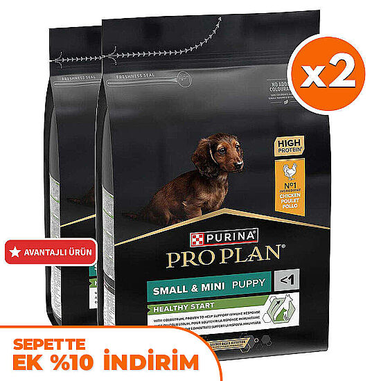 Pro Plan Puppy Tavuk Etli Küçük Irk Yavru Köpek Maması 3 Kg x 2 Adet - 1
