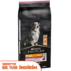 Pro Plan Senior Medium Large Somonlu Yaşlı Köpek Maması 14 Kg + 2 Adet Pro Plan Konserve 400 Gr - 2